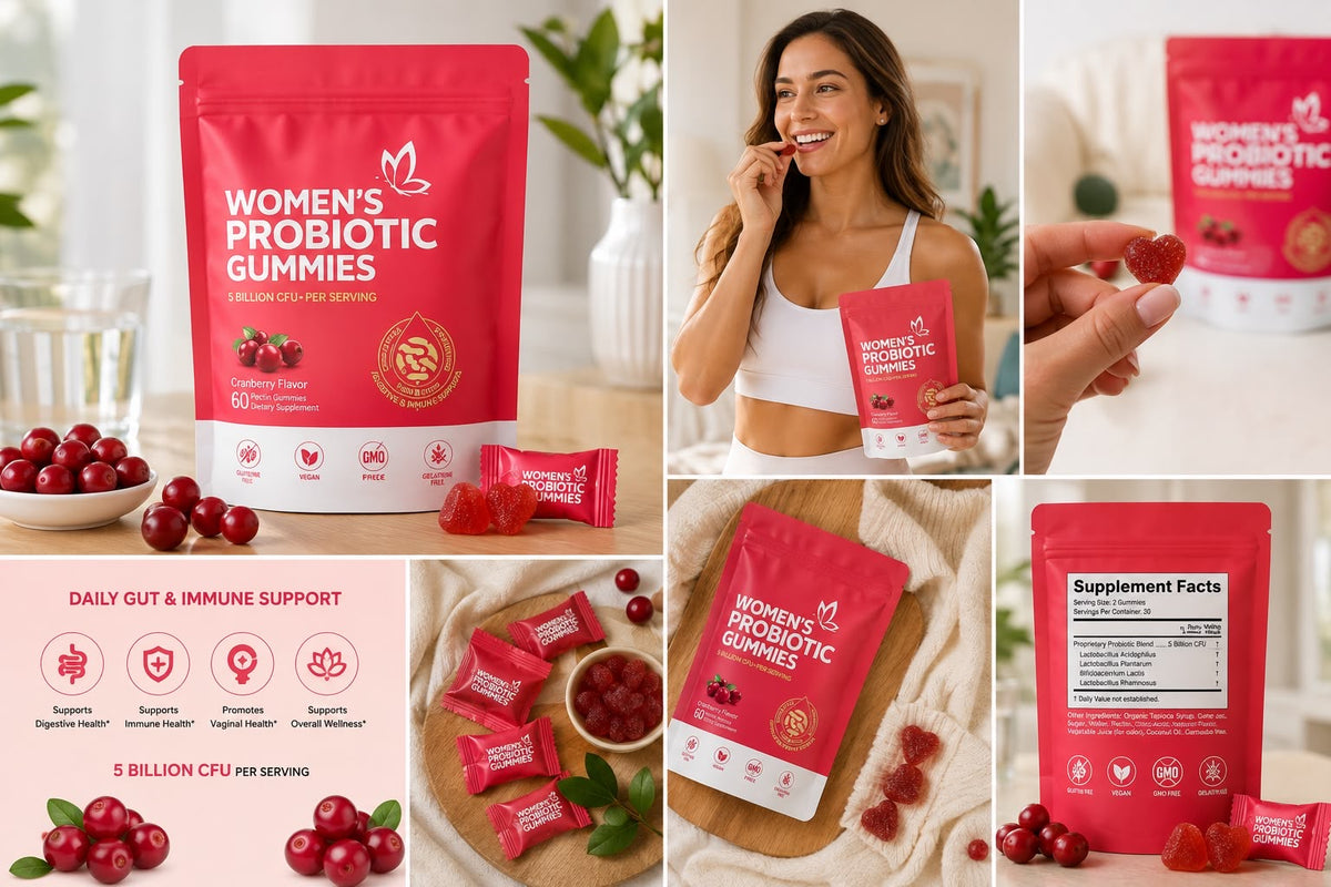 Women's Probiotic Gummies – Daily Digestive & Women's Wellness Support